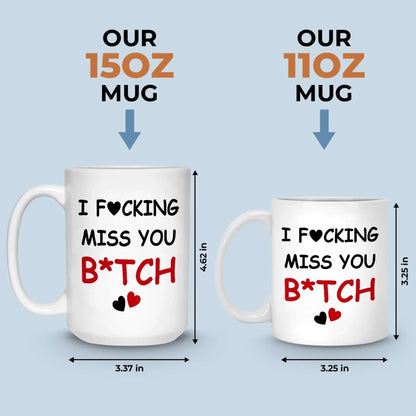 Custom Mug - Personalized Best Friend Birthday Gifts For Women, Besties, Sisters, BFF - Besties Make Life Brighter