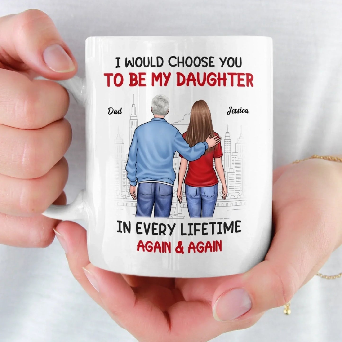 Custom Mug - Personalized Birthday Gifts For Dad, Daughter - Always My Little Princess