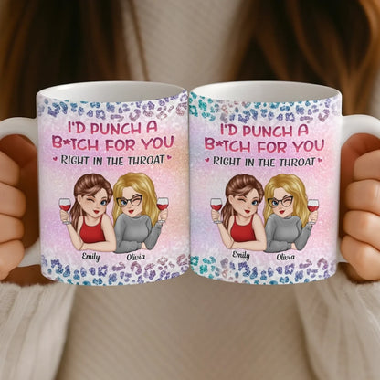 Custom Mug - Personalized Best Friend Birthday Gifts For Women, Besties, Sisters, BFF - Besties No Matter What