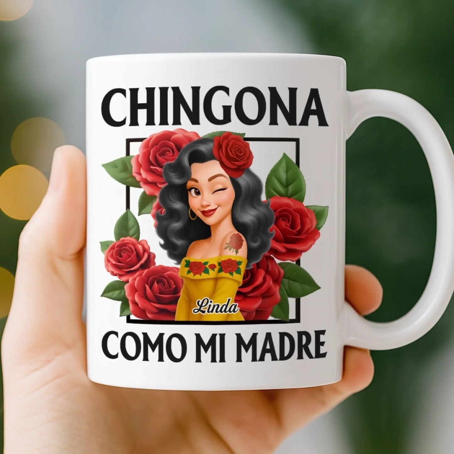 Custom Mug - Personalized Hispanic Month Birthday Gifts For Hispanics And Latinos, Women - Queen Vibes Only