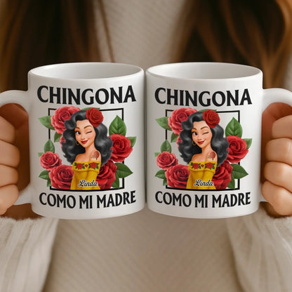 Custom Mug - Personalized Hispanic Month Birthday Gifts For Hispanics And Latinos, Women - Queen Vibes Only