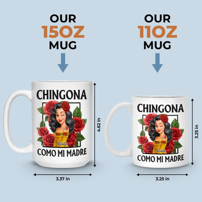 Custom Mug - Personalized Hispanic Month Birthday Gifts For Hispanics And Latinos, Women - Queen Vibes Only
