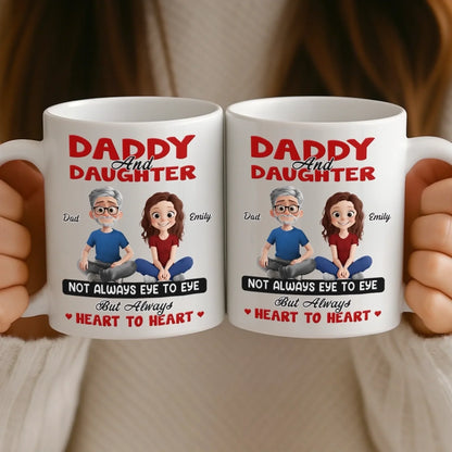 Custom Mug - Personalized Birthday Gifts For Dad, Daughter - A Bond Time Can't Break