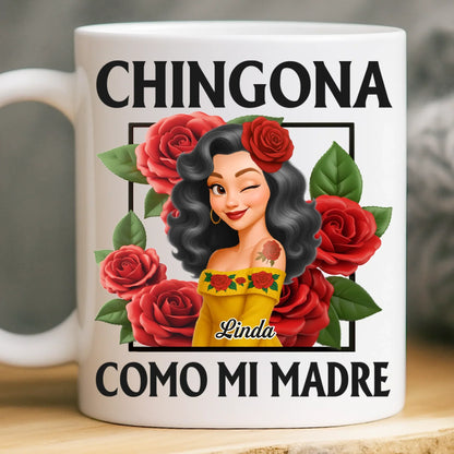 Custom Mug - Personalized Hispanic Month Birthday Gifts For Hispanics And Latinos, Women - Queen Vibes Only
