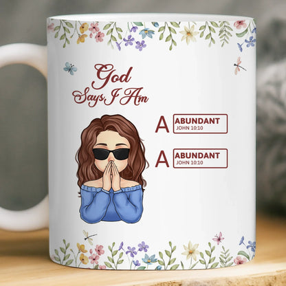 Custom Mug - Personalized Birthday Gifts For Besties, Sisters, BFF, Family, Yourself - Becoming The Best Version Of Me