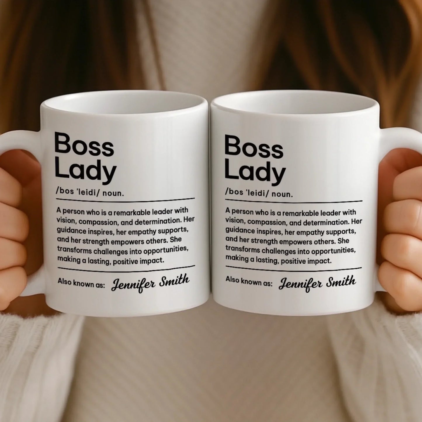 Custom Mug - Personalized Christmas Retirement Gifts For Best Friends, Family, Coworker, Work Bestie - Boss Moves Only