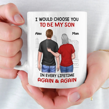 Custom Mug - Personalized Birthday Gifts For Mom, Son - You'll Always Be My Boy