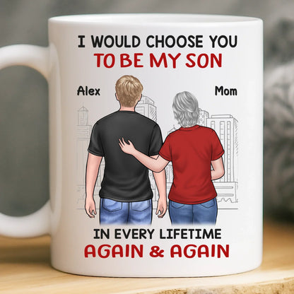 Custom Mug - Personalized Birthday Gifts For Mom, Son - You'll Always Be My Boy