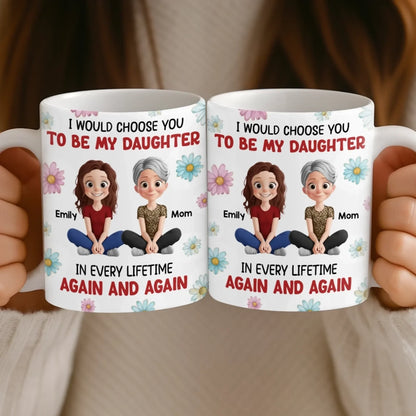 Custom Mug - Personalized Birthday Gifts For Mom, Daughter - A Circle Of Endless Love