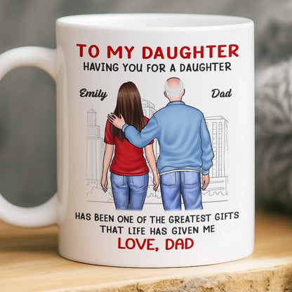 Custom Mug - Personalized Birthday Gifts For Mom, Dad, Daughter, Son - Love Flows Through Every Generation