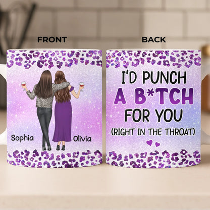 Custom Mug - Personalized Best Friend Birthday Gifts For Women, Besties, Sisters, BFF - Always Got Your Back
