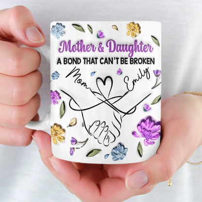 Custom Mug - Personalized Birthday Gifts For Mom, Daughter - Heart Full Of You