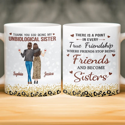 Custom Mug - Personalized Best Friend Birthday Gifts For Women, Besties, Sisters, BFF - Better With You