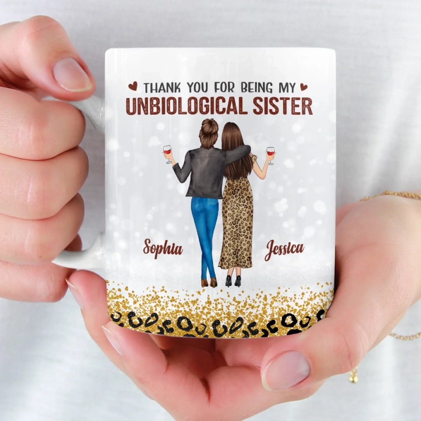 Custom Mug - Personalized Best Friend Birthday Gifts For Women, Besties, Sisters, BFF - Better With You