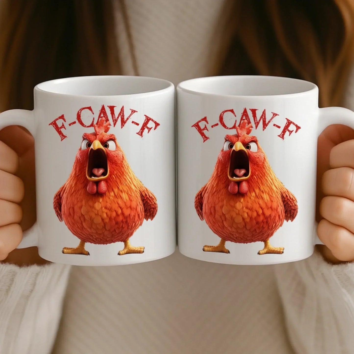 Custom Mug - Personalized Funny Gifts For Best Friends, Family, Coworker, Work Bestie - My Resting Squawk Face