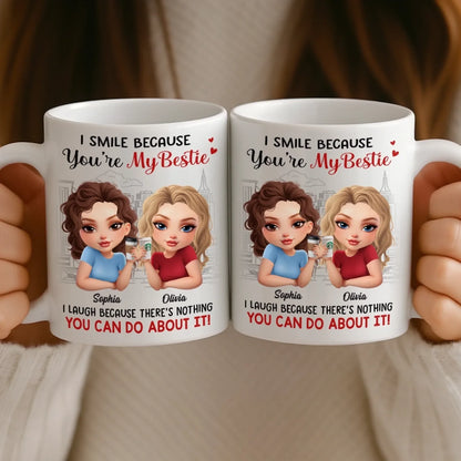 Custom Mug - Personalized Best Friend Birthday Gifts For Women, Besties, Sisters, BFF - Too Much Fun To Handle