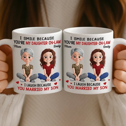 Custom Mug - Personalized Birthday Gifts For Mom, Daughter-In-Law - More Than Family