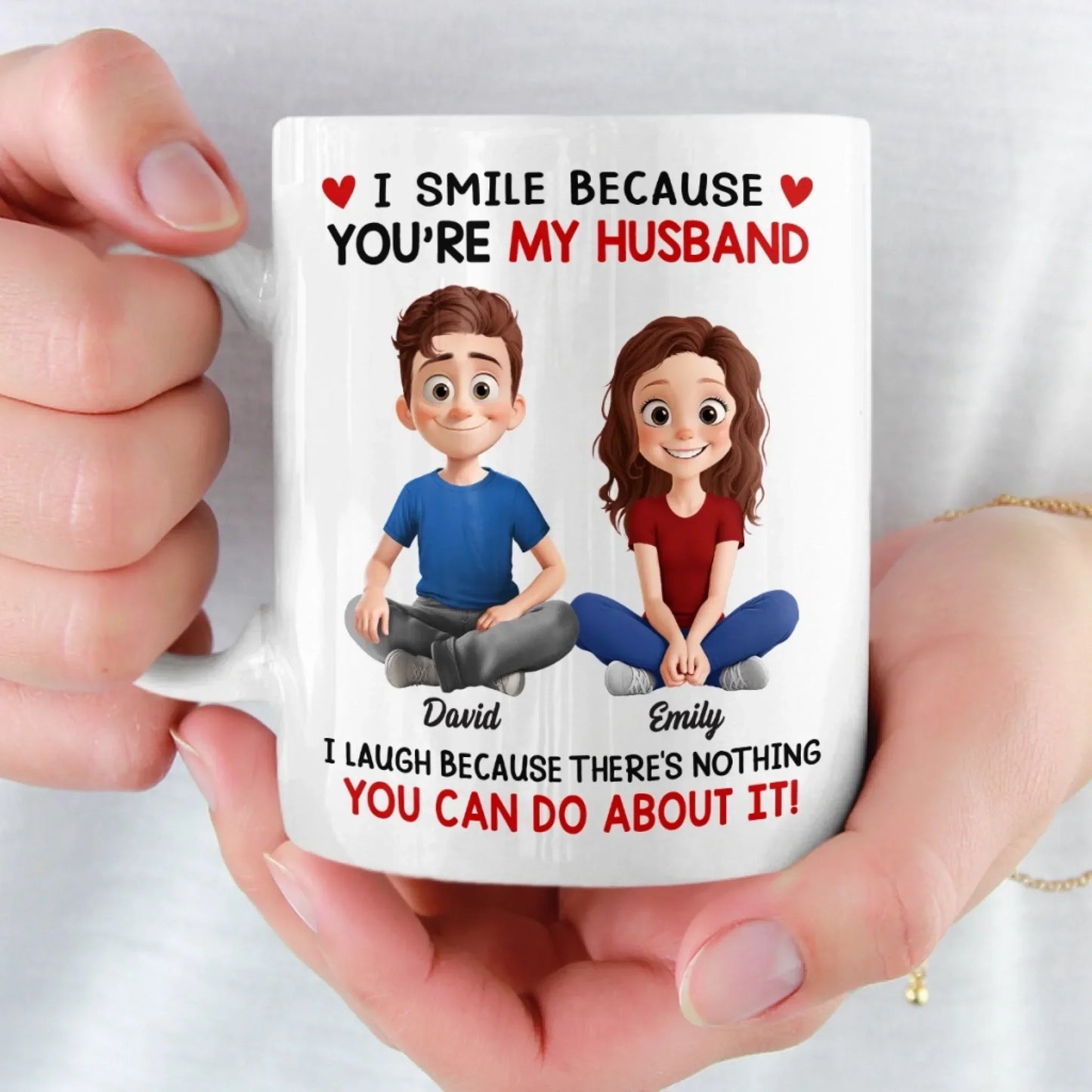 Custom Mug - Personalized Anniversary Wedding Gifts For Husband And Wife, Him And Her - Loving You Always More