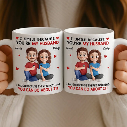 Custom Mug - Personalized Anniversary Wedding Gifts For Husband And Wife, Him And Her - In You I Found My Forever