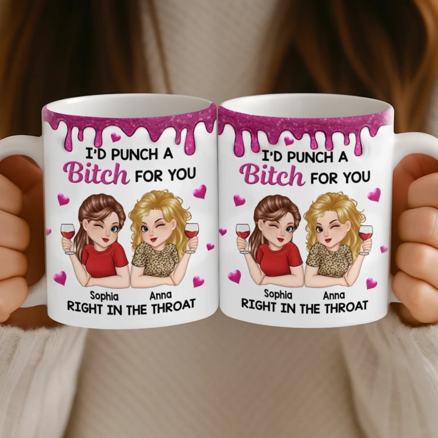 Custom Mug - Personalized Best Friend Birthday Gifts For Women, Besties, Sisters, BFF - Chaos Coordinator And Partner In Crime