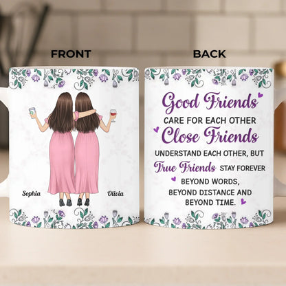 Custom Mug - Personalized Best Friend Birthday Gifts For Women, Besties, Sisters, BFF - Forever My Favorite Chaos Crew
