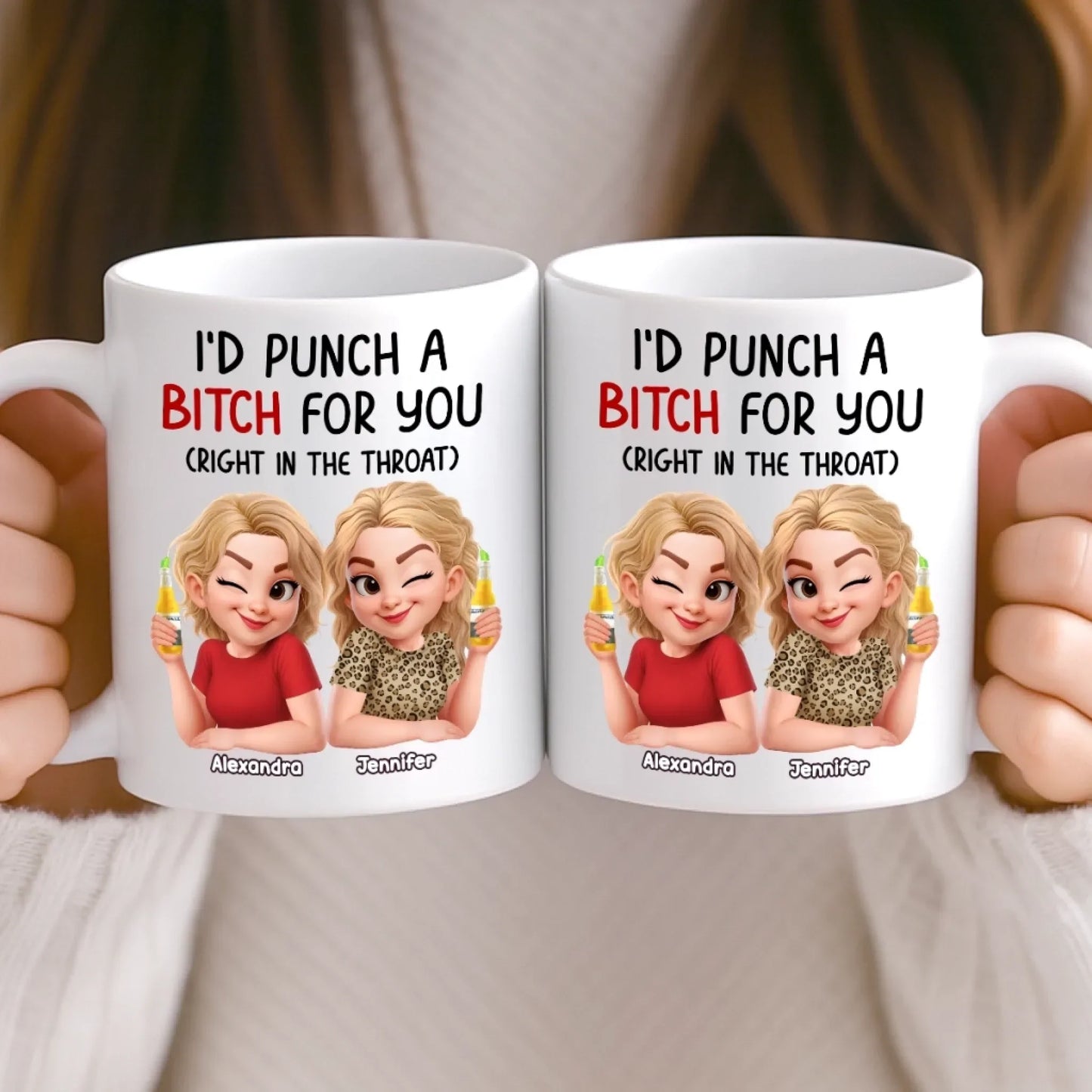 Custom Mug - Personalized Best Friend Birthday Gifts For Women, Besties, Sisters, BFF - Made For Good Days