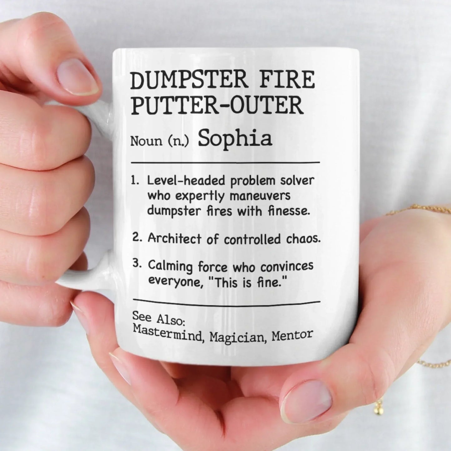 Custom Mug - Personalized Christmas Funny Gifts For Best Friends, Family, Coworker, Work Bestie - Morning Hater