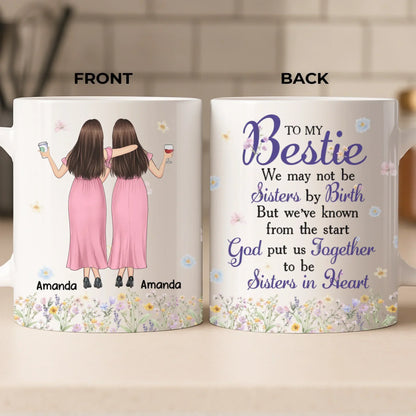 Custom Mug - Personalized Best Friend Birthday Gifts For Women, Besties, Sisters, BFF - Made Of Golden Moments