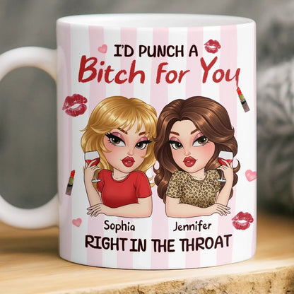 Custom Mug - Personalized Best Friend Birthday Gifts For Women, Besties, Sisters, BFF - Our Vibe Is Eternal