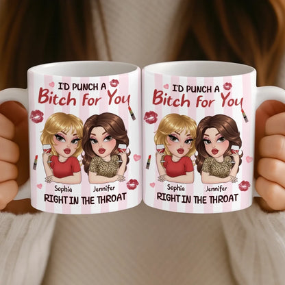 Custom Mug - Personalized Best Friend Birthday Gifts For Women, Besties, Sisters, BFF - Our Vibe Is Eternal