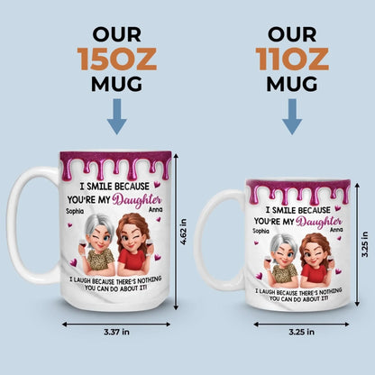 Custom Mug - Personalized Birthday Gifts For Mom, Daughter - You Are My Sunshine