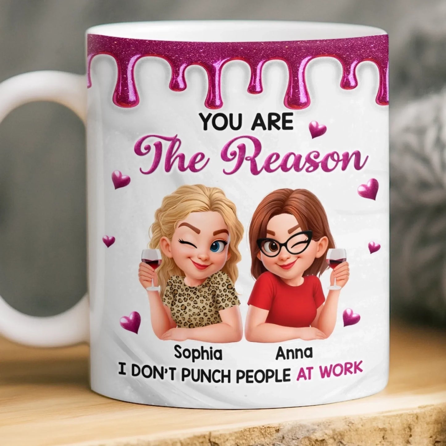 Custom Mug - Personalized Funny Gifts For Coworker, Work Bestie - Work Now Cry Later