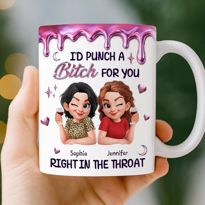 Custom Mug - Personalized Best Friend Birthday Gifts For Women, Besties, Sisters, BFF - Made For Each Laugh