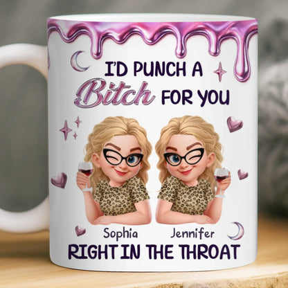 Custom Mug - Personalized Best Friend Birthday Gifts For Women, Besties, Sisters, BFF - Made For Each Laugh