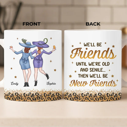 Custom Mug - Personalized Best Friend Birthday Gifts For Women, Besties, Sisters, BFF - You Make My World Loud