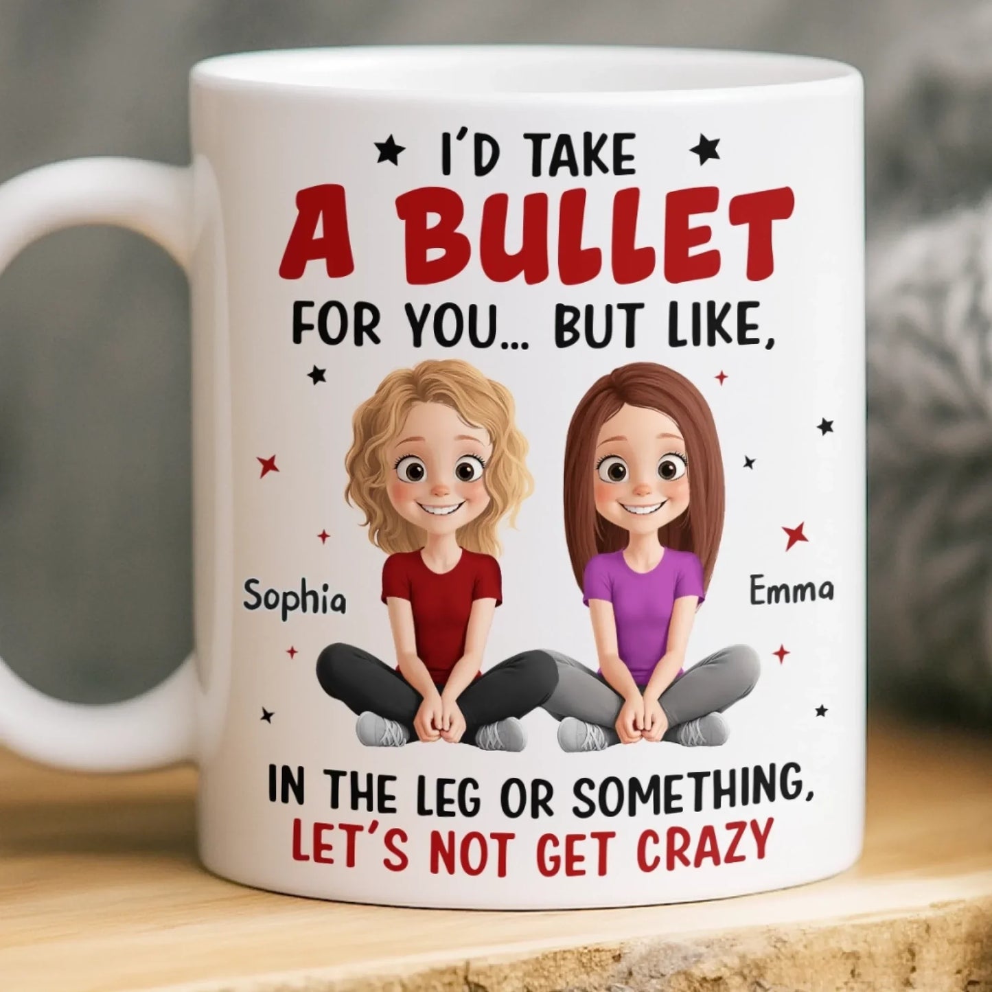 Custom Mug - Personalized Best Friend Birthday Gifts For Women, Besties, Sisters, BFF - My Constant In Life