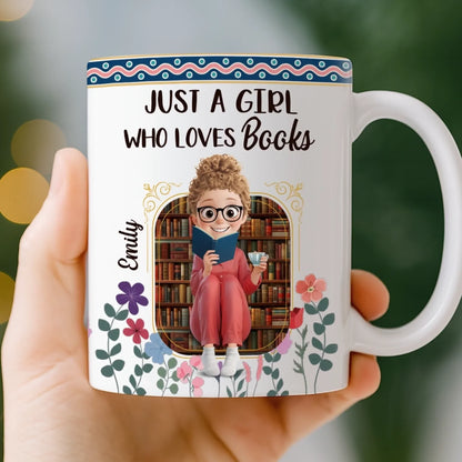 Custom Mug - Personalized Bookish Gifts For Book Lovers, Bookworms, Readers - Readers Never Feel Alone