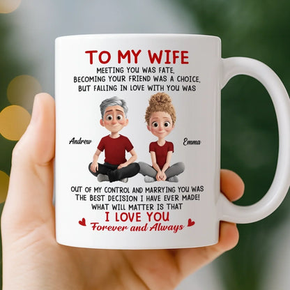 Custom Mug - Personalized Anniversary Wedding Gifts For Husband And Wife, Him And Her - Still Falling For You