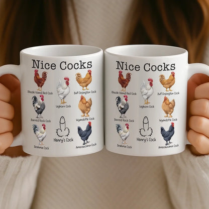 Custom Mug - Personalized Anniversary Wedding Gifts For Husband And Wife, Him And Her - Partner In Life And Oops