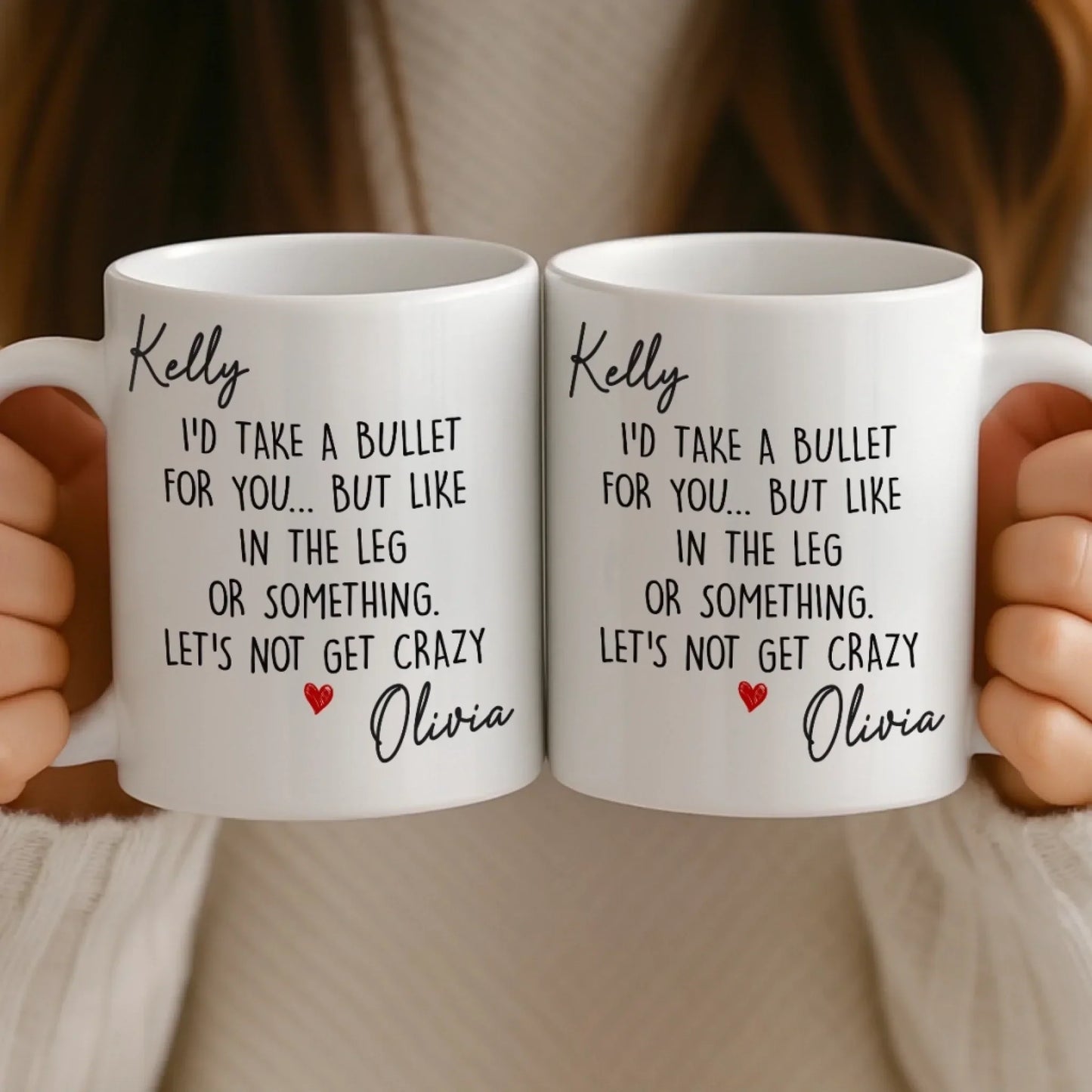Custom Mug - Personalized Best Friend Birthday Gifts For Women, Besties, Sisters, BFF - Besties Fuel My Soul