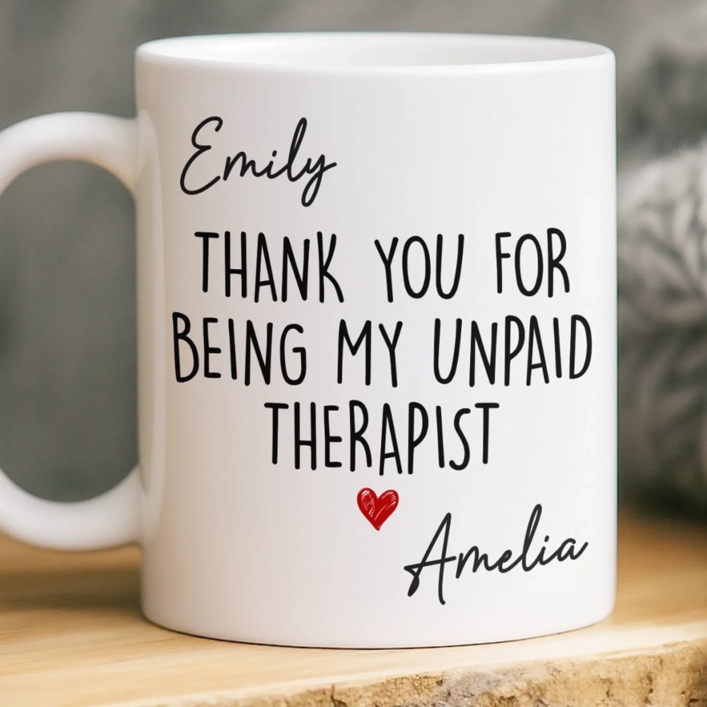 Custom Mug - Personalized Best Friend Birthday Gifts For Women, Besties, Sisters, BFF - Bonded By Pure Chaos