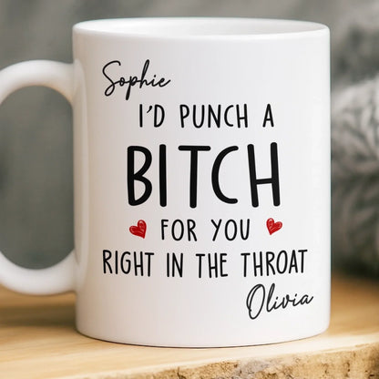 Custom Mug - Personalized Best Friend Birthday Gifts For Women, Besties, Sisters, BFF - Doing Life With You