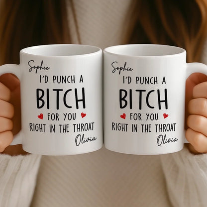 Custom Mug - Personalized Best Friend Birthday Gifts For Women, Besties, Sisters, BFF - Doing Life With You