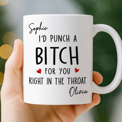Custom Mug - Personalized Best Friend Birthday Gifts For Women, Besties, Sisters, BFF - Doing Life With You