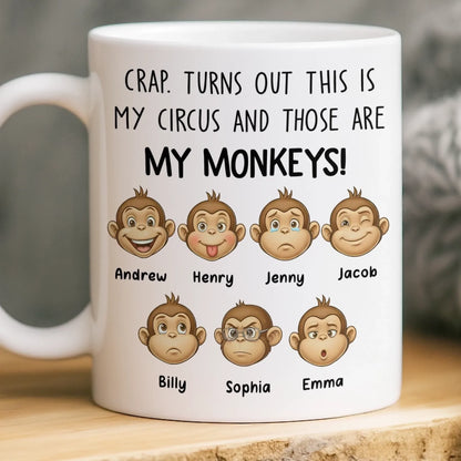 Custom Mug - Personalized Funny Gifts For Coworker, Work Bestie - That Is My Monkey