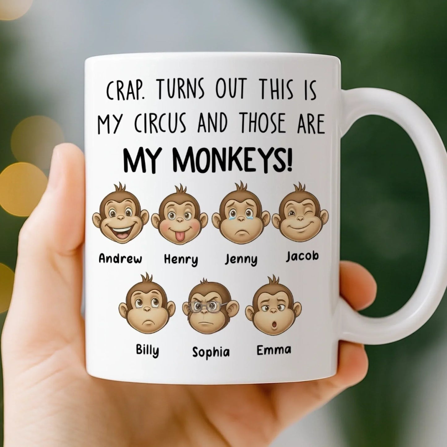 Custom Mug - Personalized Funny Gifts For Coworker, Work Bestie - That Is My Monkey
