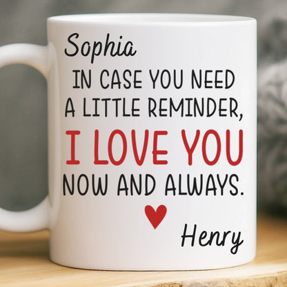 Custom Mug - Personalized Anniversary Christmas Wedding Gifts For Husband And Wife, Him And Her - You're My Everyday Forever
