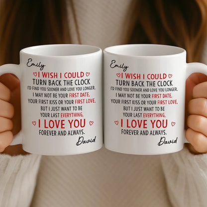 Custom Mug - Personalized Anniversary Christmas Wedding Gifts For Husband And Wife, Him And Her - Everything Led To You