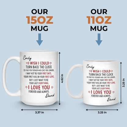 Custom Mug - Personalized Anniversary Christmas Wedding Gifts For Husband And Wife, Him And Her - Everything Led To You