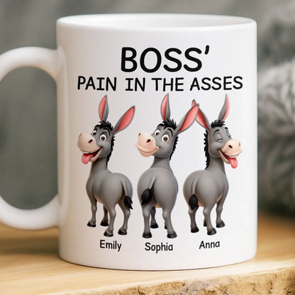 Custom Mug - Personalized Funny Gifts For Coworker, Work Bestie - Team Spirit Always Lifts Me Up